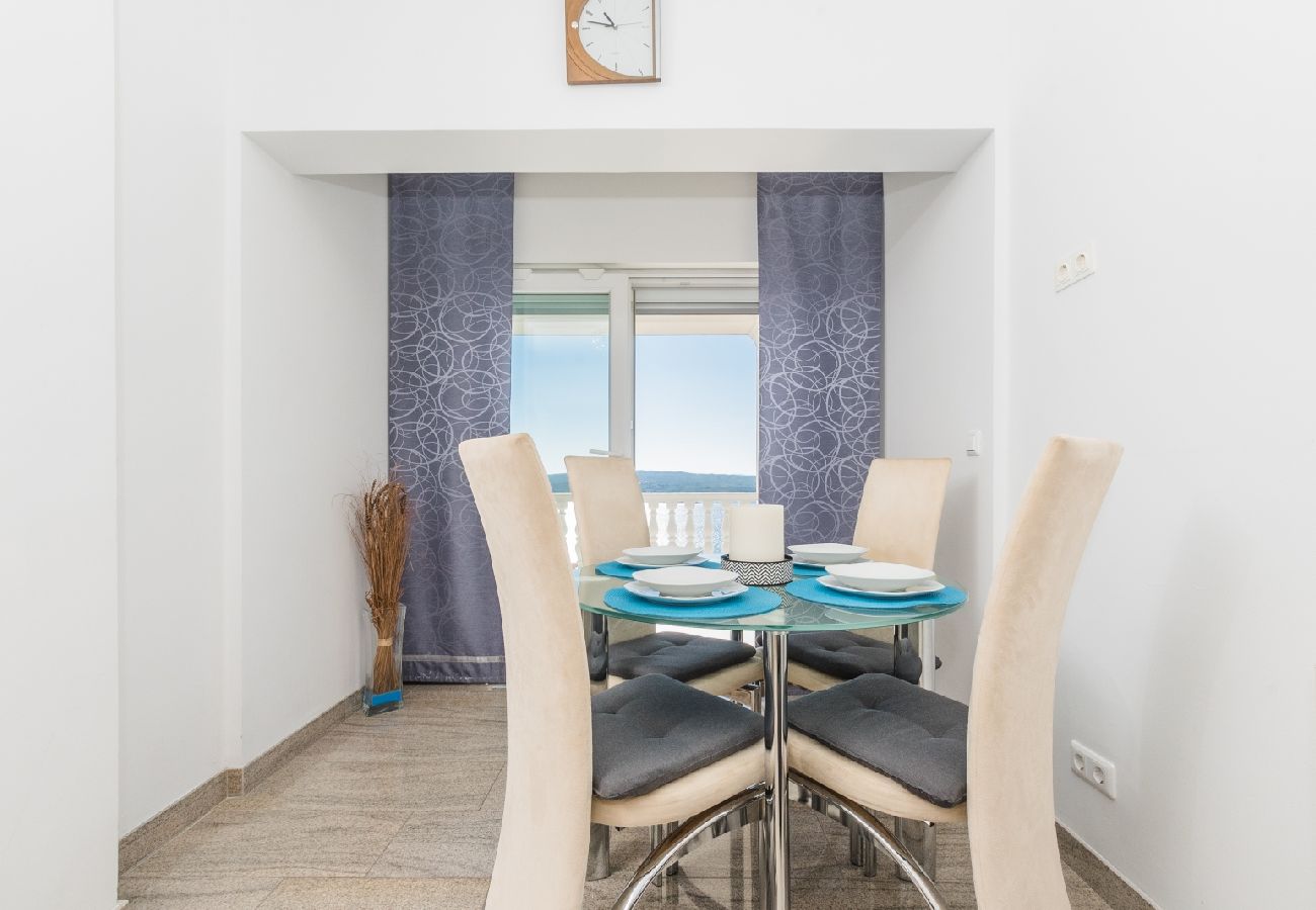 Appartement à Crikvenica - Appartement dans Crikvenica avec vue mer, terrasse, Climatisation, WIFI (3492-2)