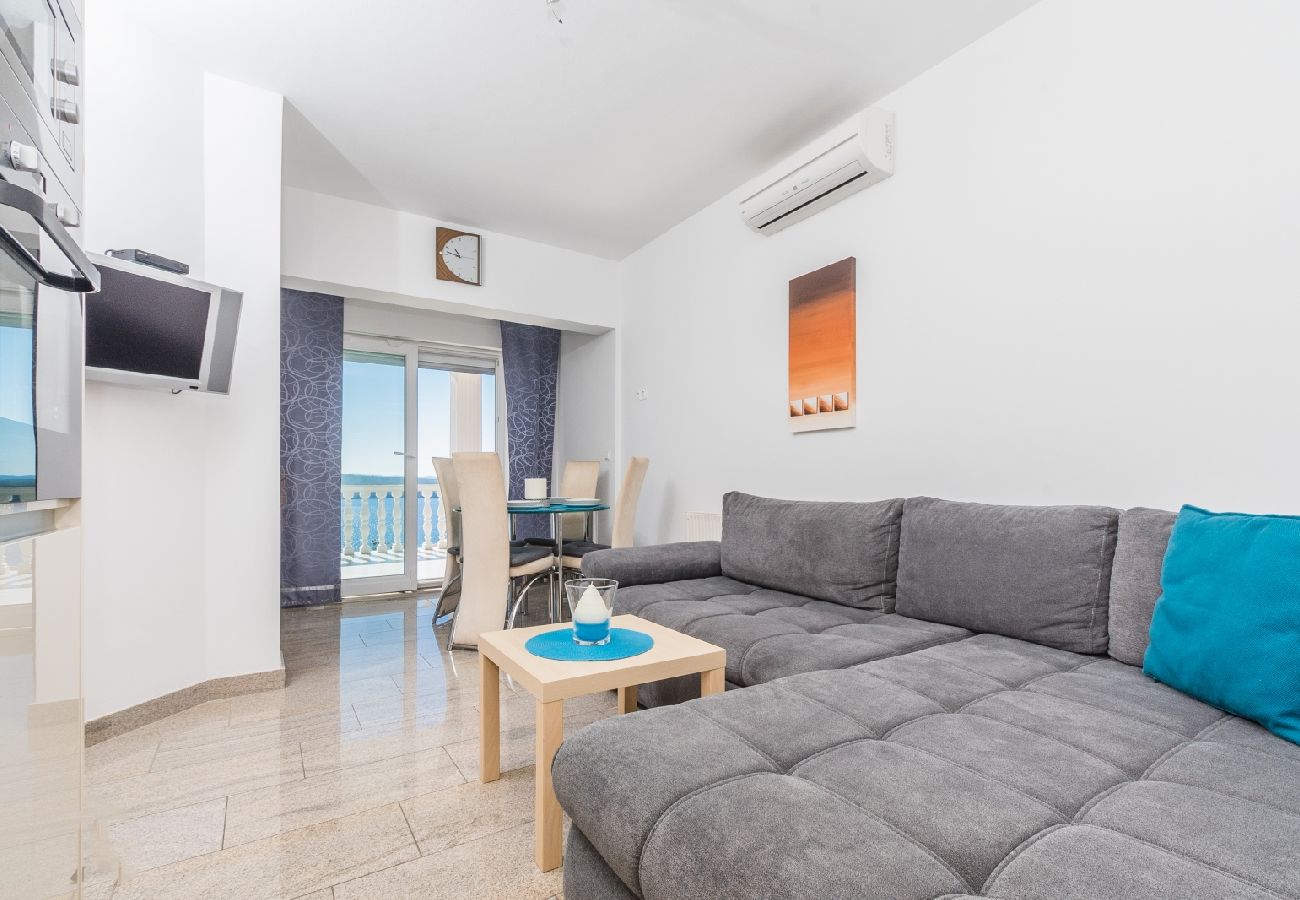 Appartement à Crikvenica - Appartement dans Crikvenica avec vue mer, terrasse, Climatisation, WIFI (3492-2)