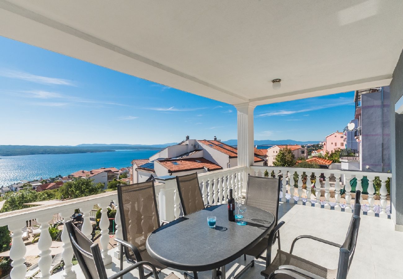 Appartement à Crikvenica - Appartement dans Crikvenica avec vue mer, terrasse, Climatisation, WIFI (3492-2)