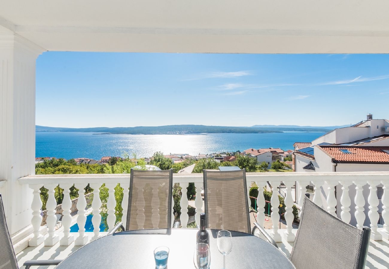 Appartement à Crikvenica - Appartement dans Crikvenica avec vue mer, terrasse, Climatisation, WIFI (3492-2)