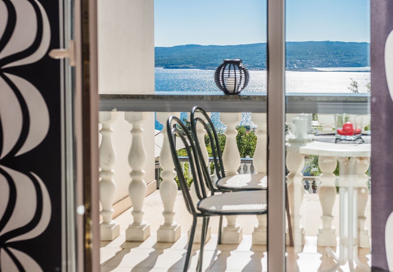 Appartement à Crikvenica - Appartement dans Crikvenica avec vue mer, Balcon, Climatisation, WIFI (3492-3)