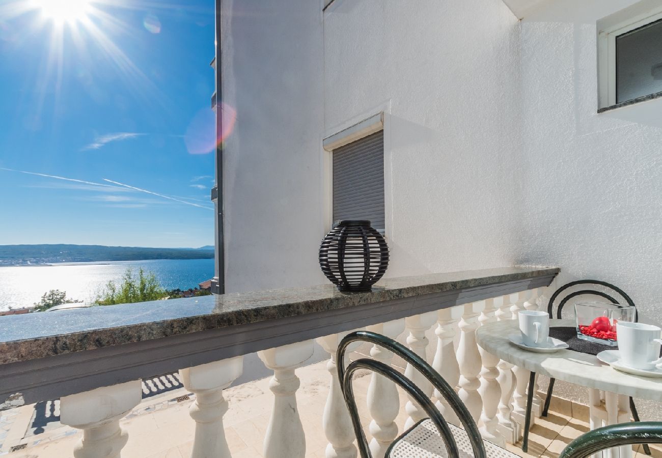 Appartement à Crikvenica - Appartement dans Crikvenica avec vue mer, Balcon, Climatisation, WIFI (3492-3)