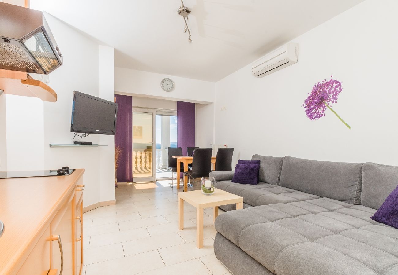 Appartement à Crikvenica - Appartement dans Crikvenica avec vue mer, terrasse, Climatisation, WIFI (3492-5)