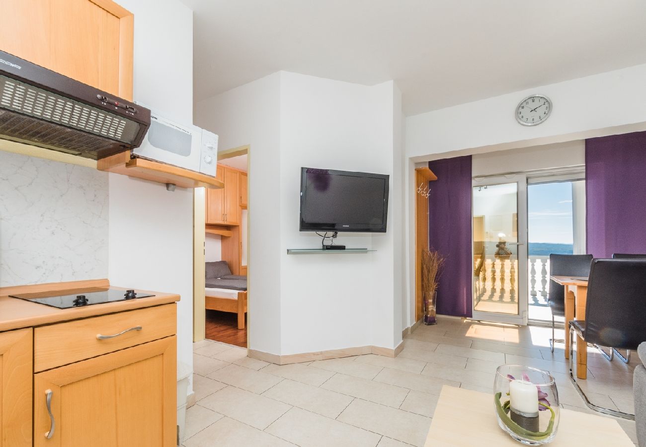 Appartement à Crikvenica - Appartement dans Crikvenica avec vue mer, terrasse, Climatisation, WIFI (3492-5)