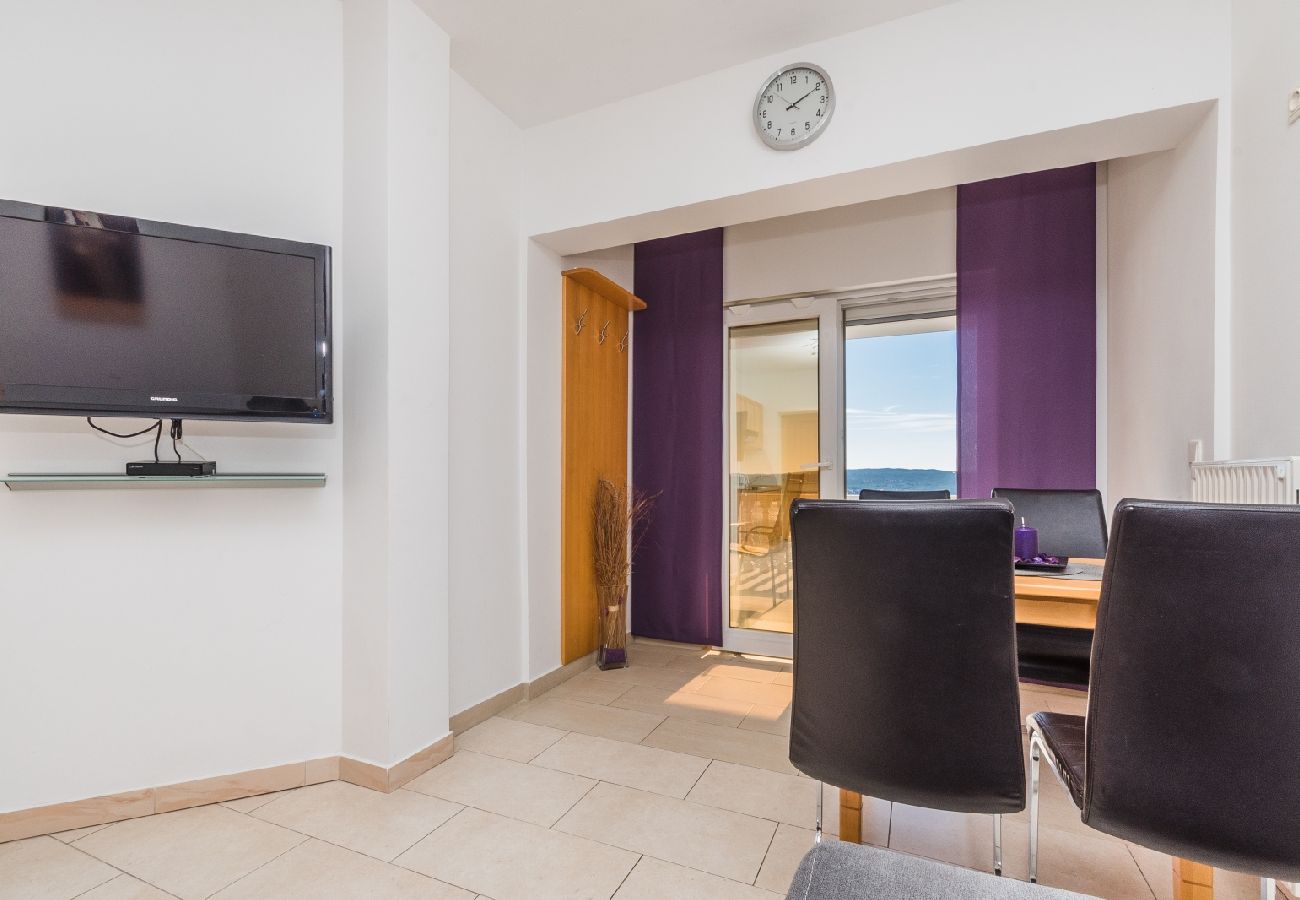 Appartement à Crikvenica - Appartement dans Crikvenica avec vue mer, terrasse, Climatisation, WIFI (3492-5)