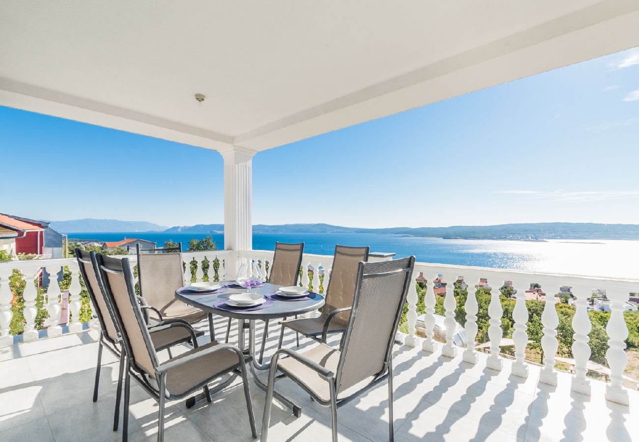 Appartement à Crikvenica - Appartement dans Crikvenica avec vue mer, terrasse, Climatisation, WIFI (3492-5)