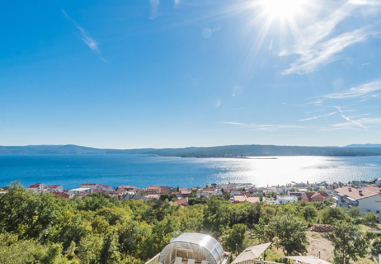 Appartement à Crikvenica - Appartement dans Crikvenica avec vue mer, terrasse, Climatisation, WIFI (3492-5)