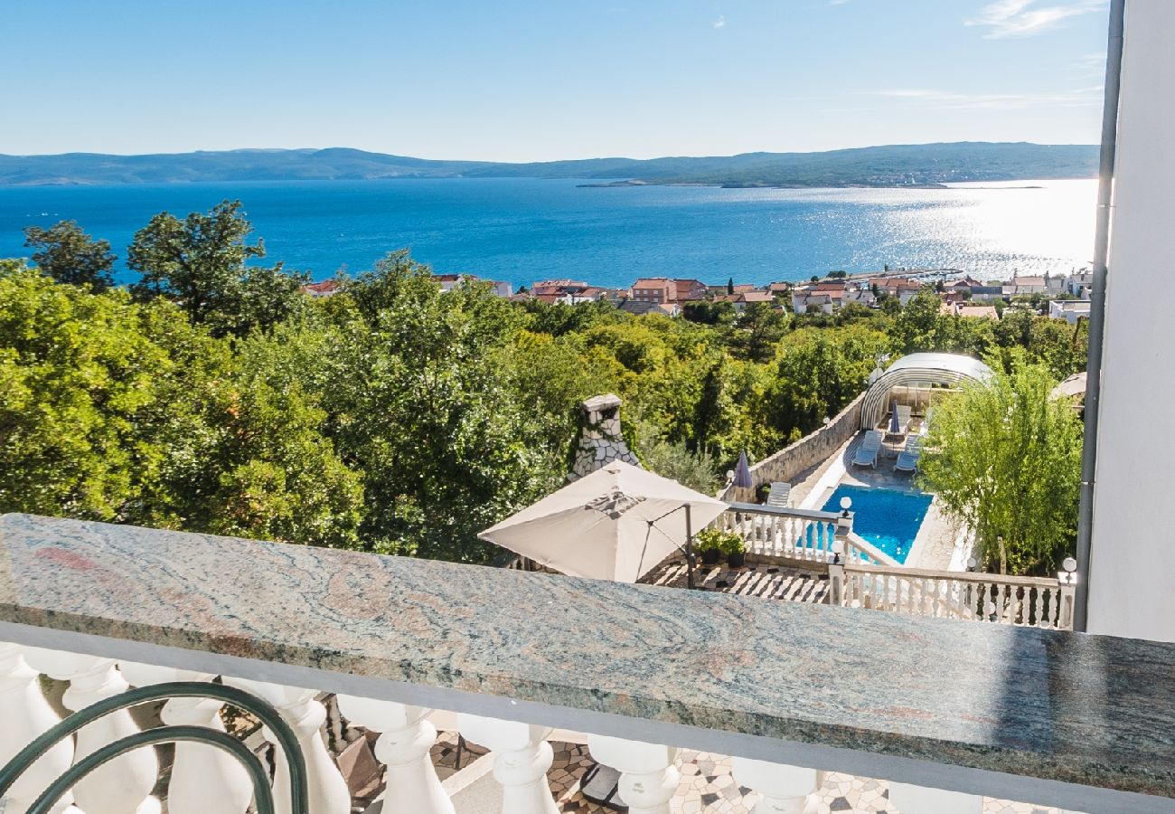 Appartement à Crikvenica - Appartement dans Crikvenica avec vue mer, terrasse, Climatisation, WIFI (3492-6)