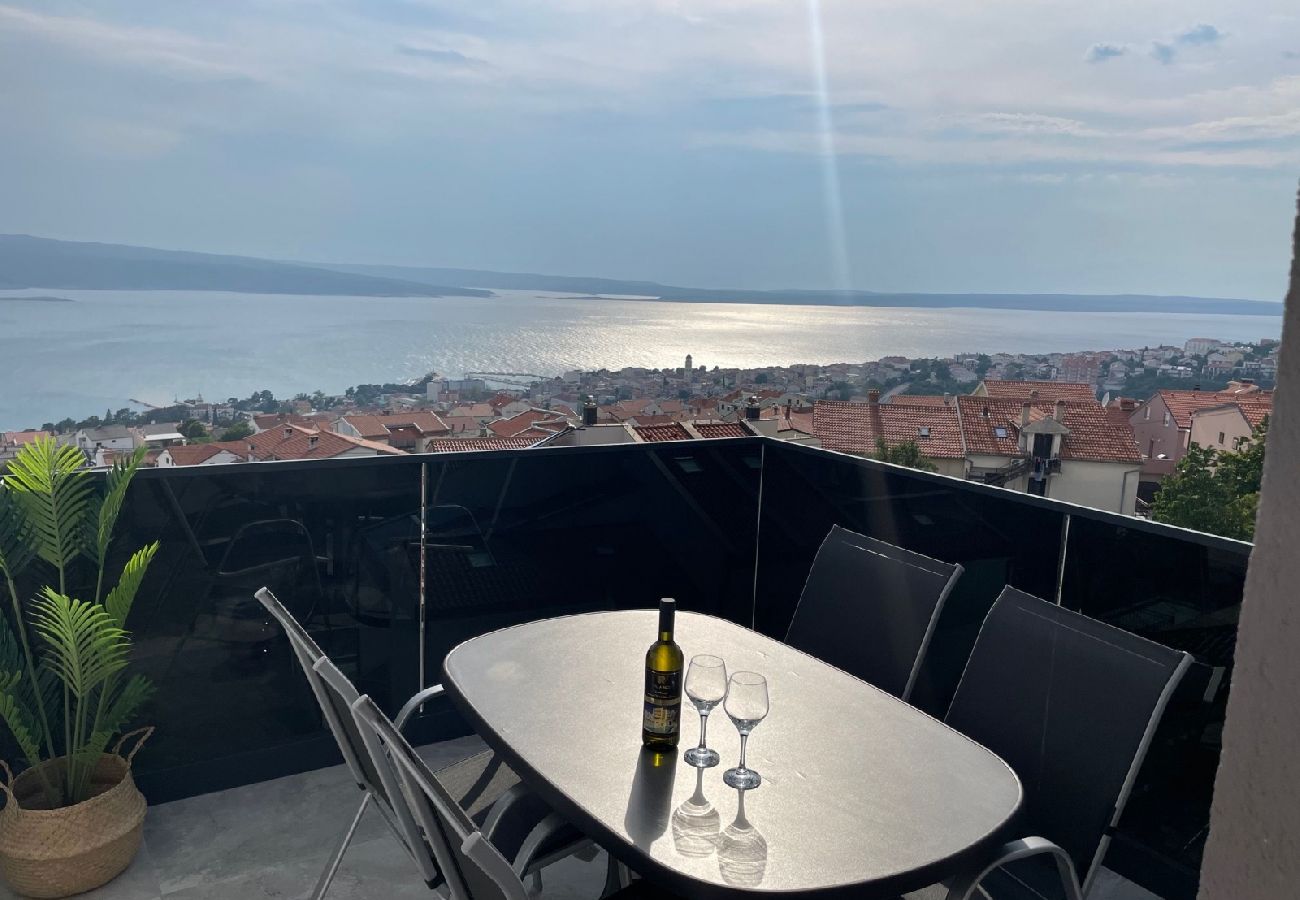 Appartement à Crikvenica - Appartement dans Crikvenica avec vue mer, Balcon, Climatisation, WIFI (3492-7)