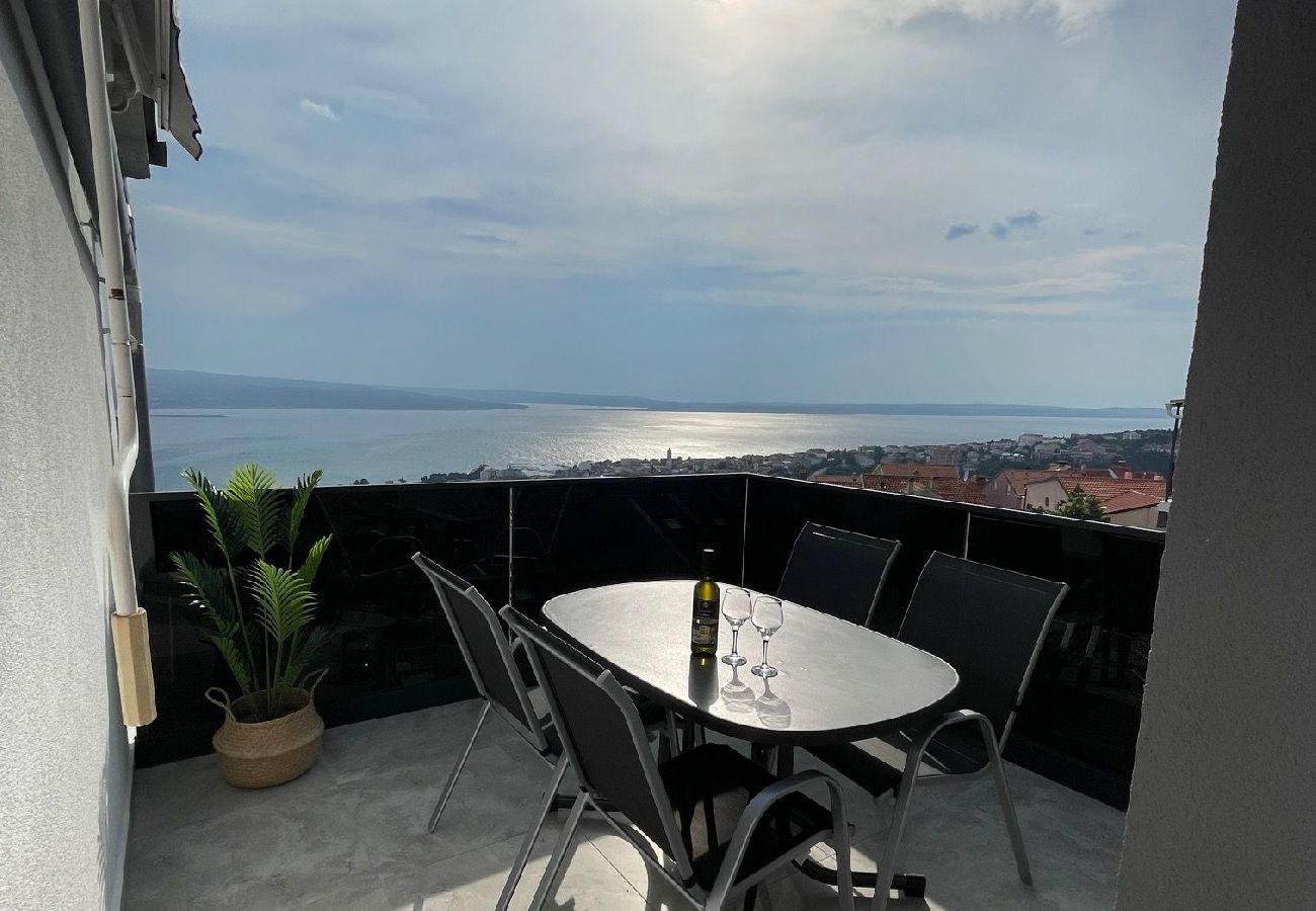 Appartement à Crikvenica - Appartement dans Crikvenica avec vue mer, Balcon, Climatisation, WIFI (3492-7)