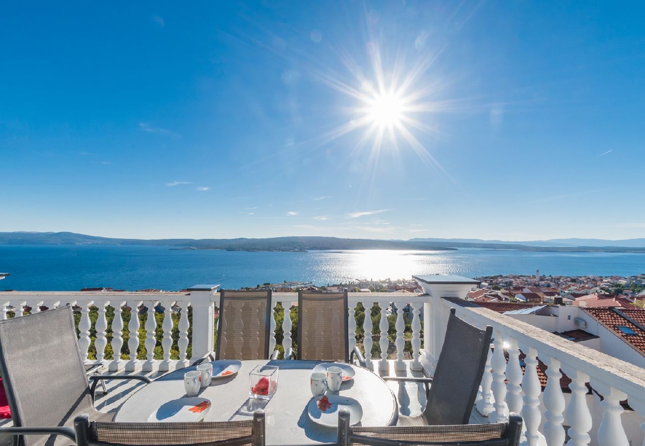 Appartement à Crikvenica - Appartement dans Crikvenica avec vue mer, terrasse, Climatisation, WIFI (3492-8)