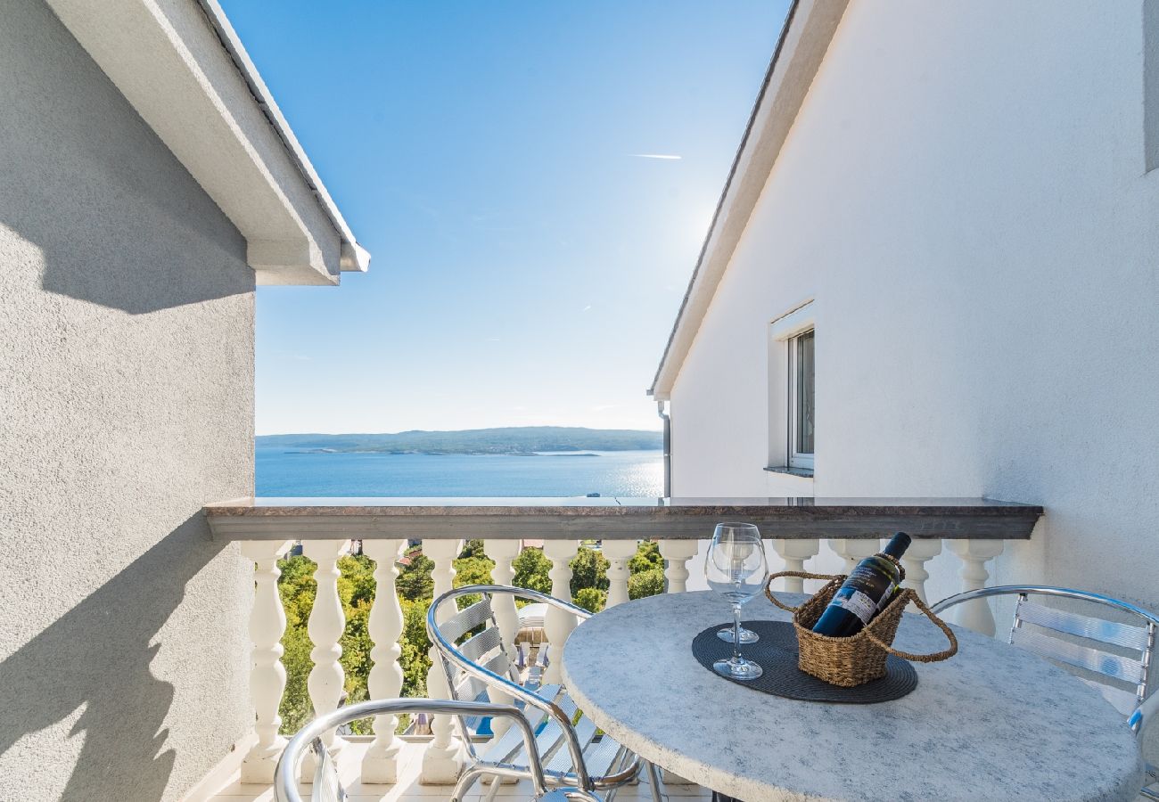 Appartement à Crikvenica - Appartement dans Crikvenica avec vue mer, Balcon, Climatisation, WIFI (3492-9)