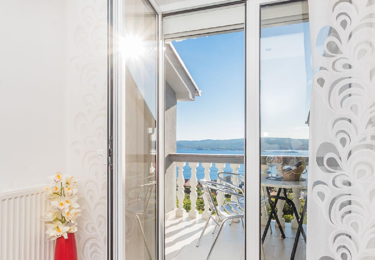 Appartement à Crikvenica - Appartement dans Crikvenica avec vue mer, Balcon, Climatisation, WIFI (3492-9)