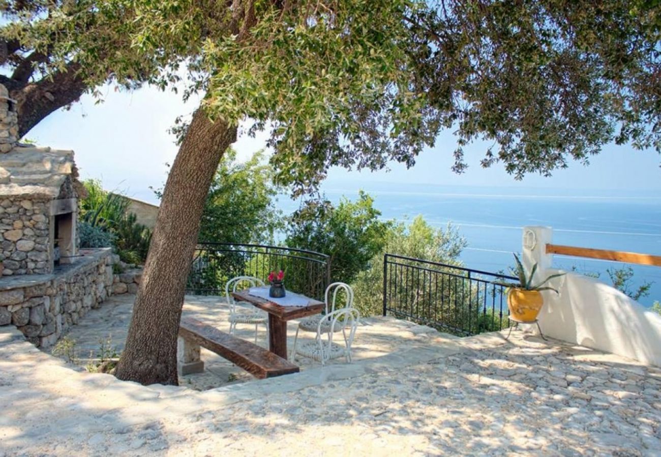 Maison à Brela - Maison de vacances dans Brela avec vue mer, Climatisation, WIFI, Machine à laver (3514-1)