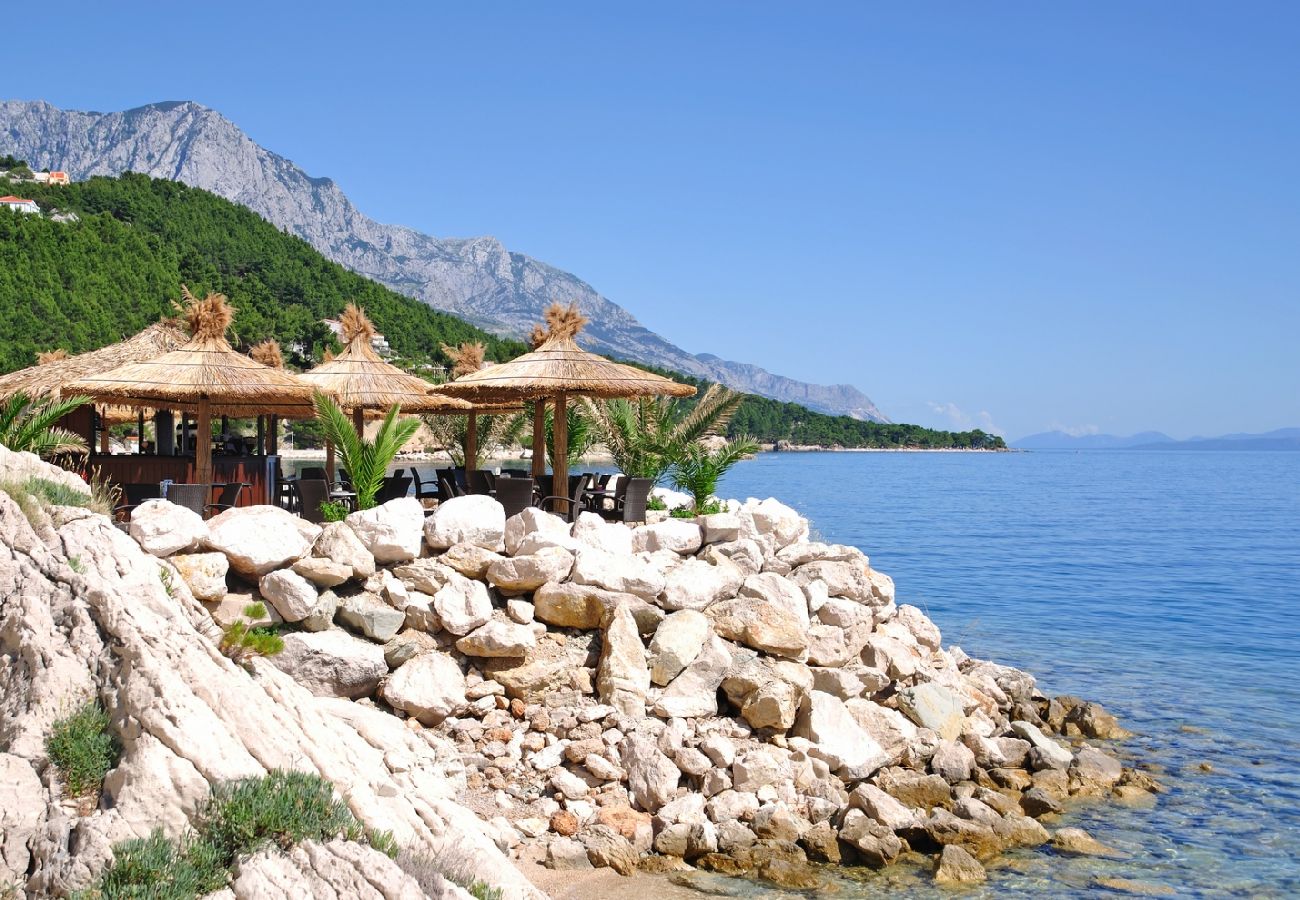 Maison à Brela - Maison de vacances dans Brela avec vue mer, Climatisation, WIFI, Machine à laver (3514-1)