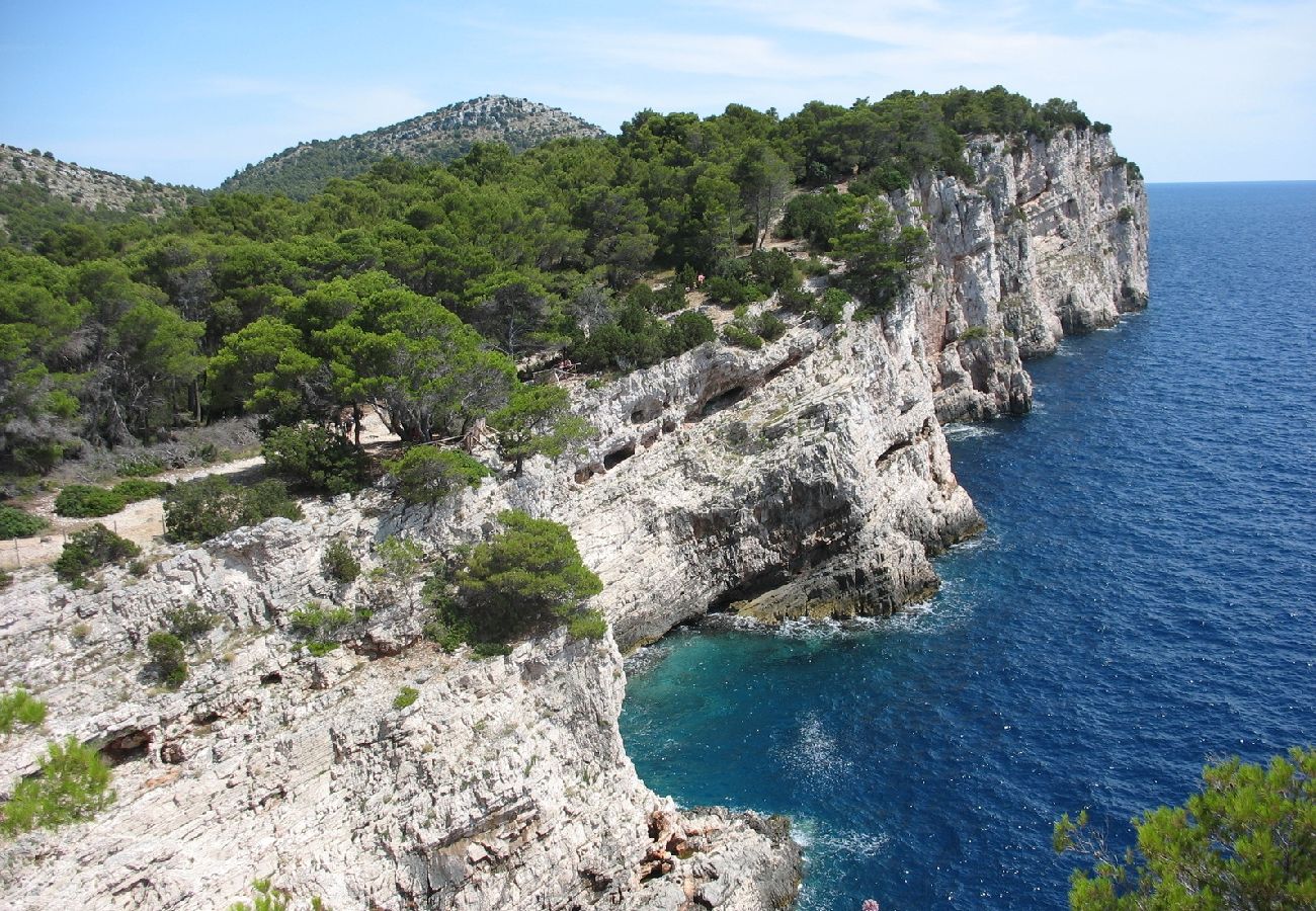 Maison à Veli Rat - Maison de vacances dans Veli Rat avec vue mer, terrasse, Climatisation, WIFI (3559-1)