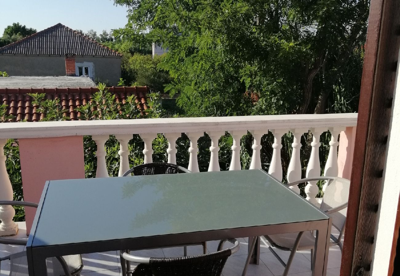 Appartement à Privlaka - Appartement dans Privlaka avec vue mer, terrasse, Climatisation, WIFI (3591-1)