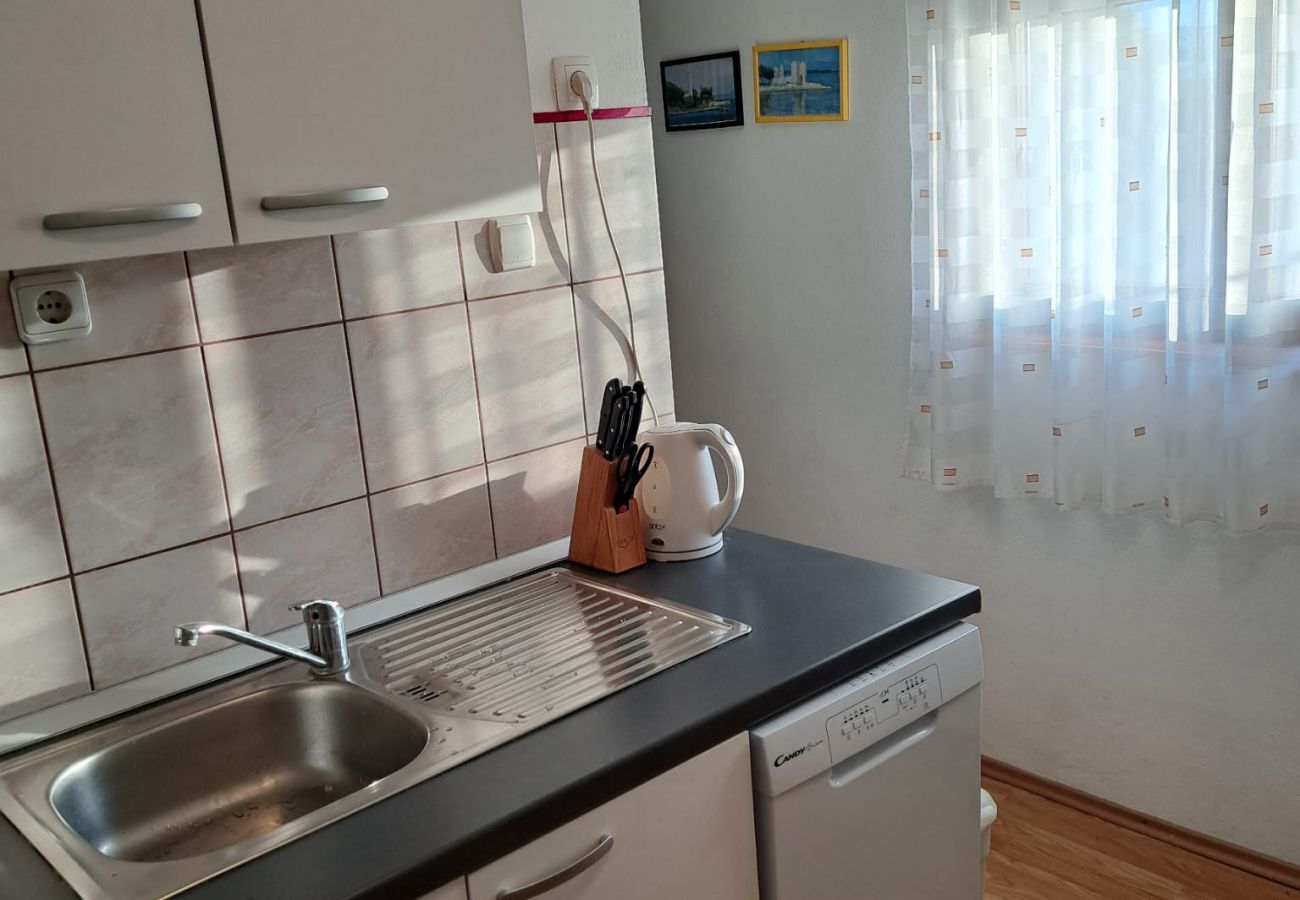 Appartement à Privlaka - Appartement dans Privlaka avec vue mer, terrasse, Climatisation, WIFI (3591-1)