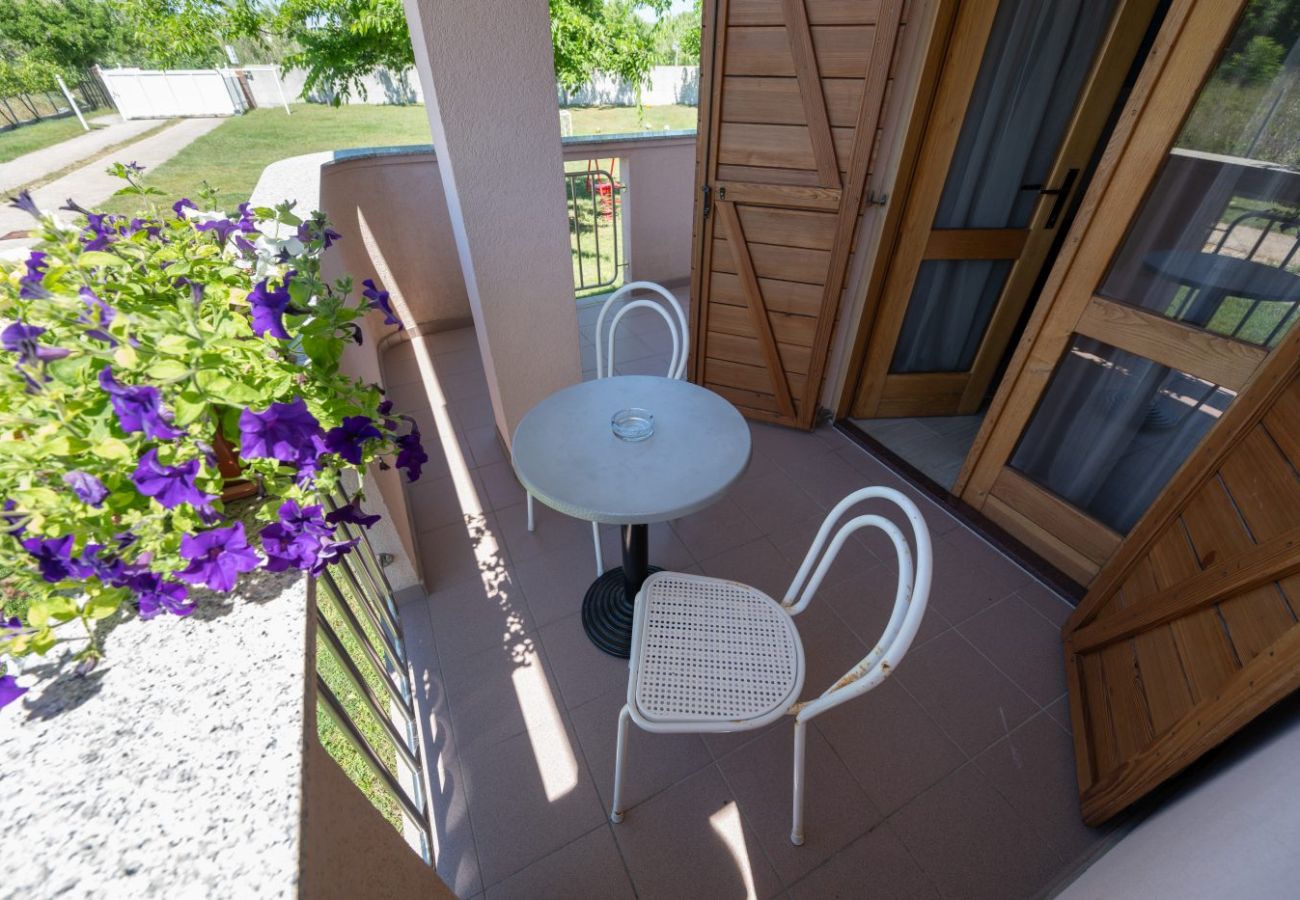 Appartement à Privlaka - Appartement dans Privlaka avec vue mer, Balcon, Climatisation, WIFI (3598-1)