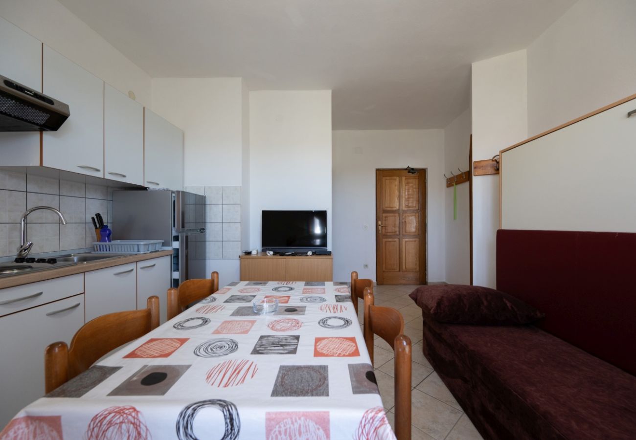 Appartement à Privlaka - Appartement dans Privlaka avec vue mer, Balcon, Climatisation, WIFI (3598-5)