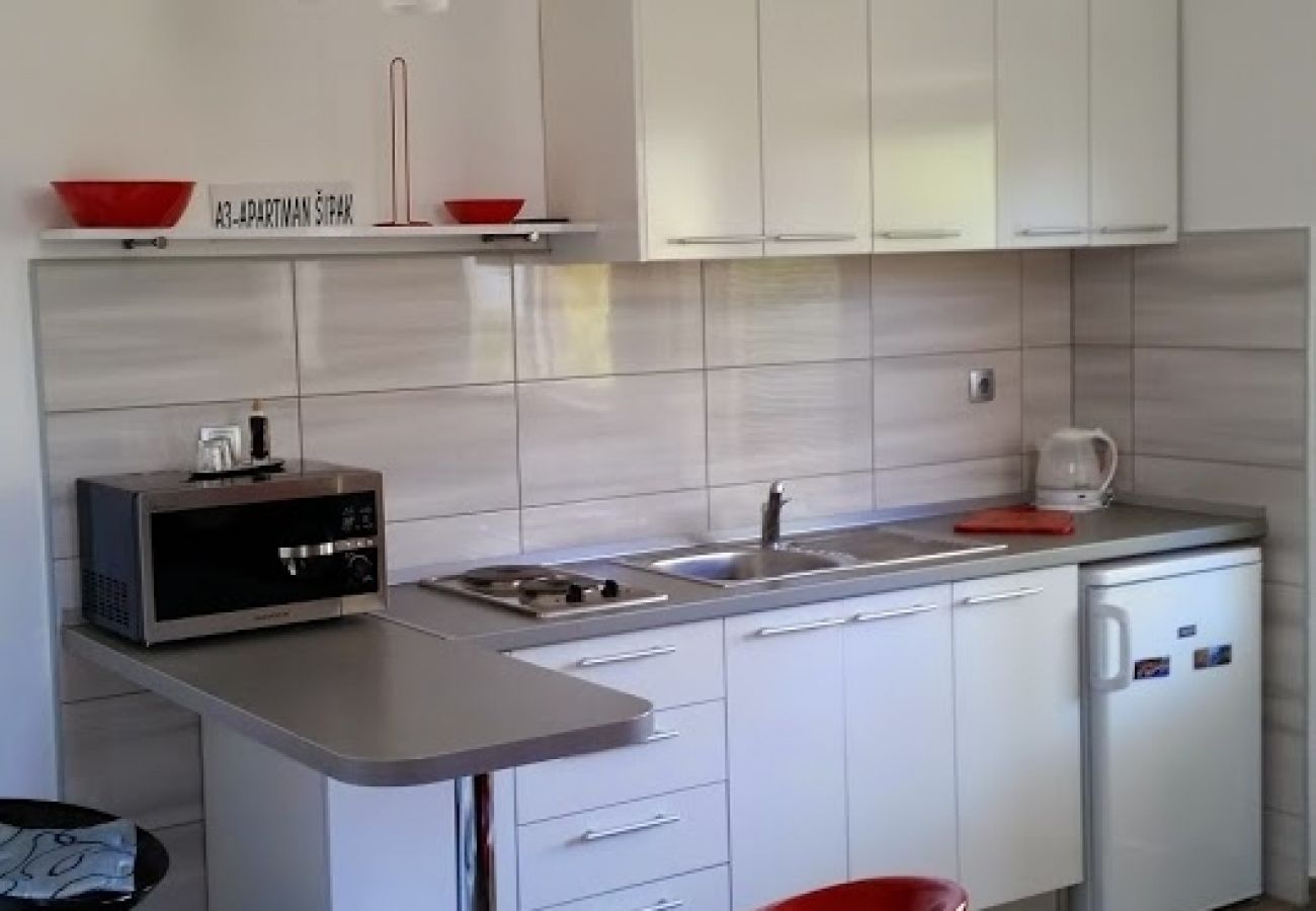 Appartement à Mali Ston - Appartement dans Ston avec vue mer, terrasse, Climatisation, WIFI (3588-1)