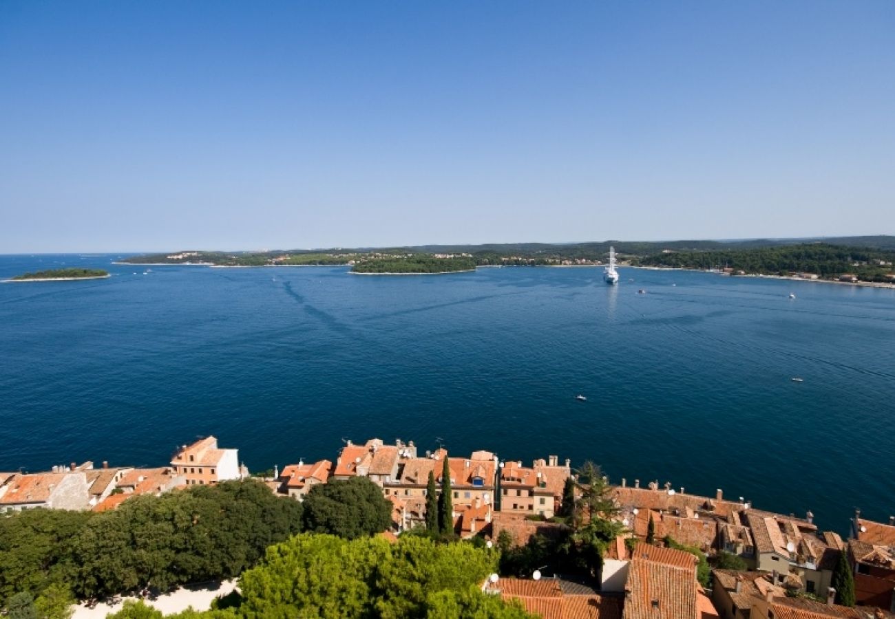 Chambres d'hôtes à Rovinj - Chambre dans Rovinj avec vue mer, Balcon, Climatisation, WIFI (3631-4)