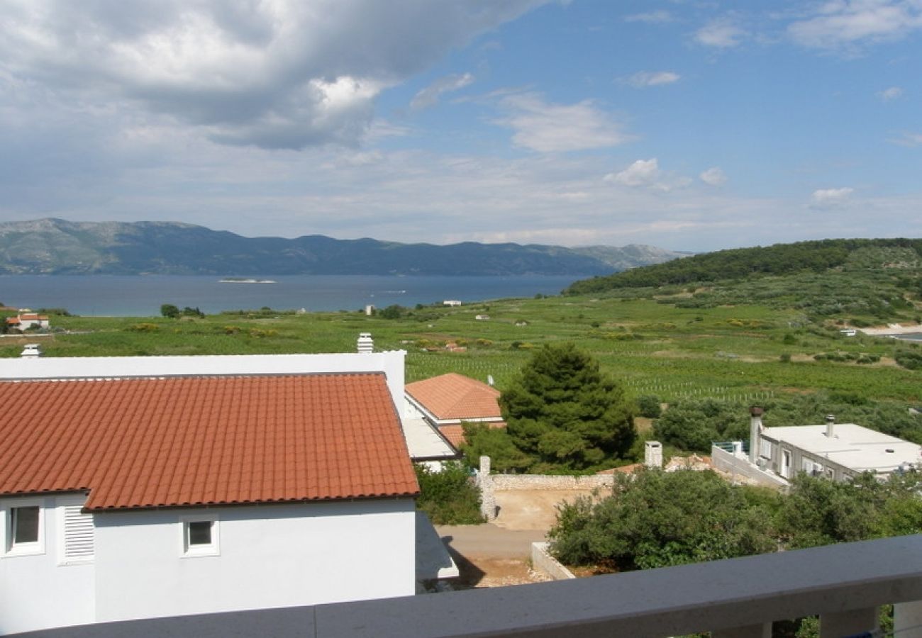 Appartement à Lumbarda - Appartement dans Lumbarda avec vue mer, terrasse, Climatisation, WIFI (3632-1)