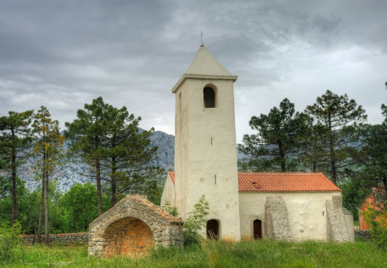 Chambres d'hôtes à Starigrad - Chambre dans Starigrad-Paklenica avec terrasse, Climatisation, WIFI (627-6)