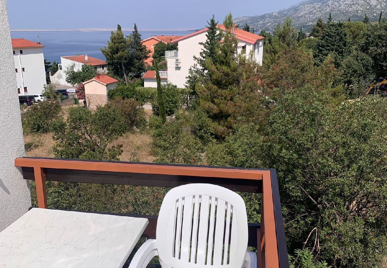 Chambres d'hôtes à Starigrad - Chambre dans Starigrad-Paklenica avec terrasse, Climatisation, WIFI (627-6)