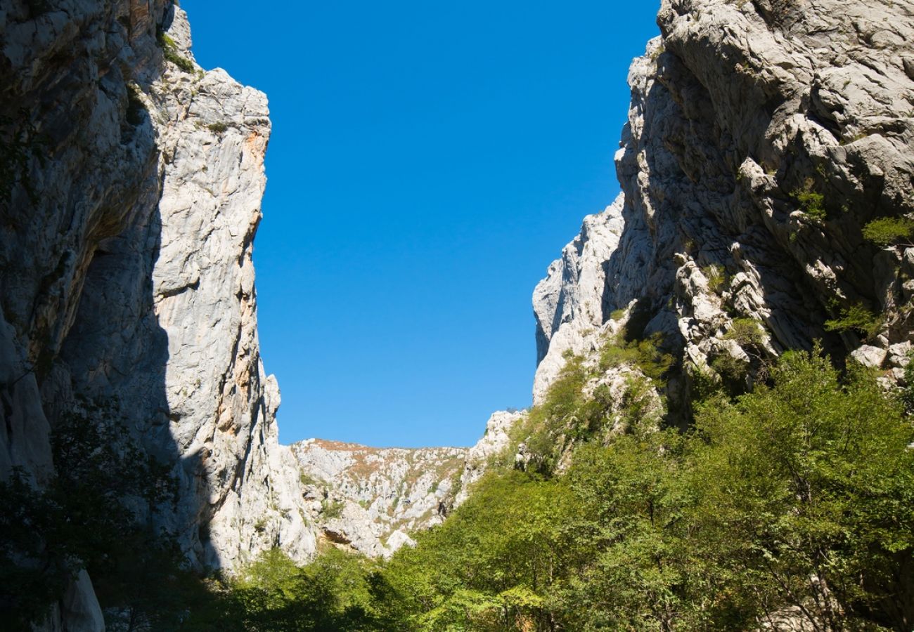 Chambres d'hôtes à Starigrad - Chambre dans Starigrad-Paklenica avec terrasse, Climatisation, WIFI (627-6)