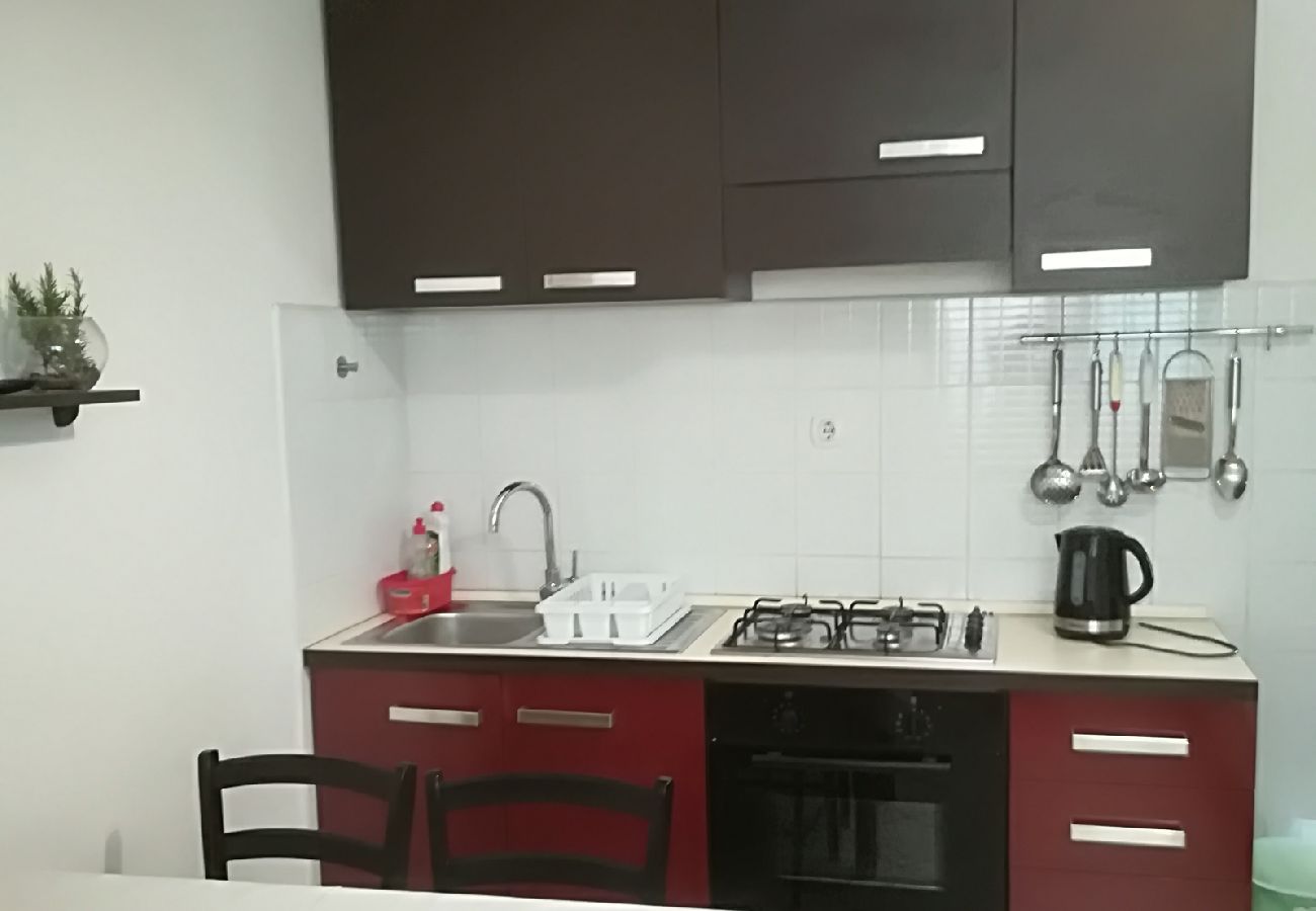 Appartement à Novi Vinodolski - Appartement dans Novi Vinodolski avec vue mer, terrasse, Climatisation, WIFI (3667-2)