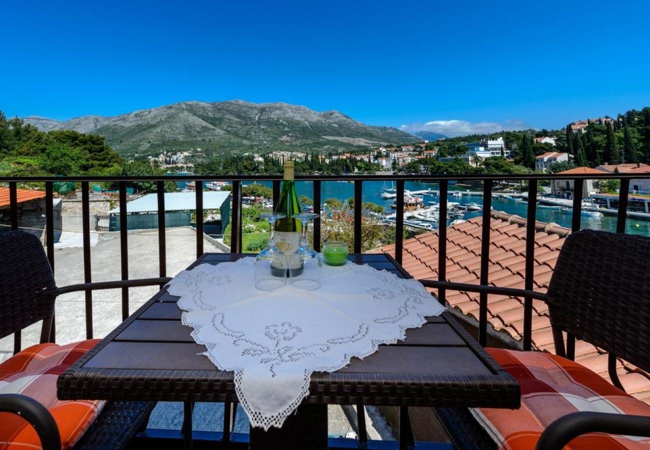 Appartement à Cavtat - Appartement dans Cavtat avec vue mer, Balcon, Climatisation, WIFI (3686-2)