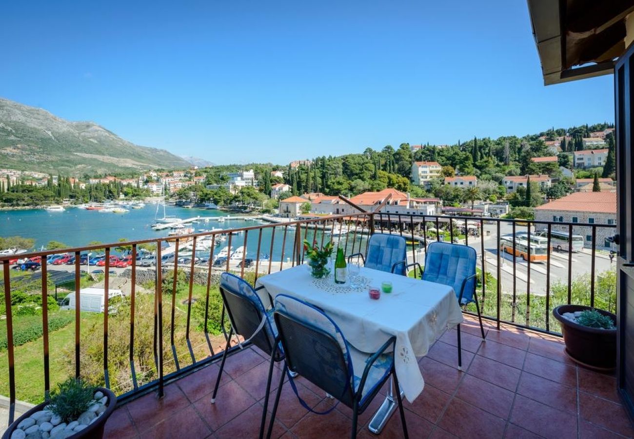 Appartement à Cavtat - Appartement dans Cavtat avec vue mer, Balcon, Climatisation, WIFI (3686-3)