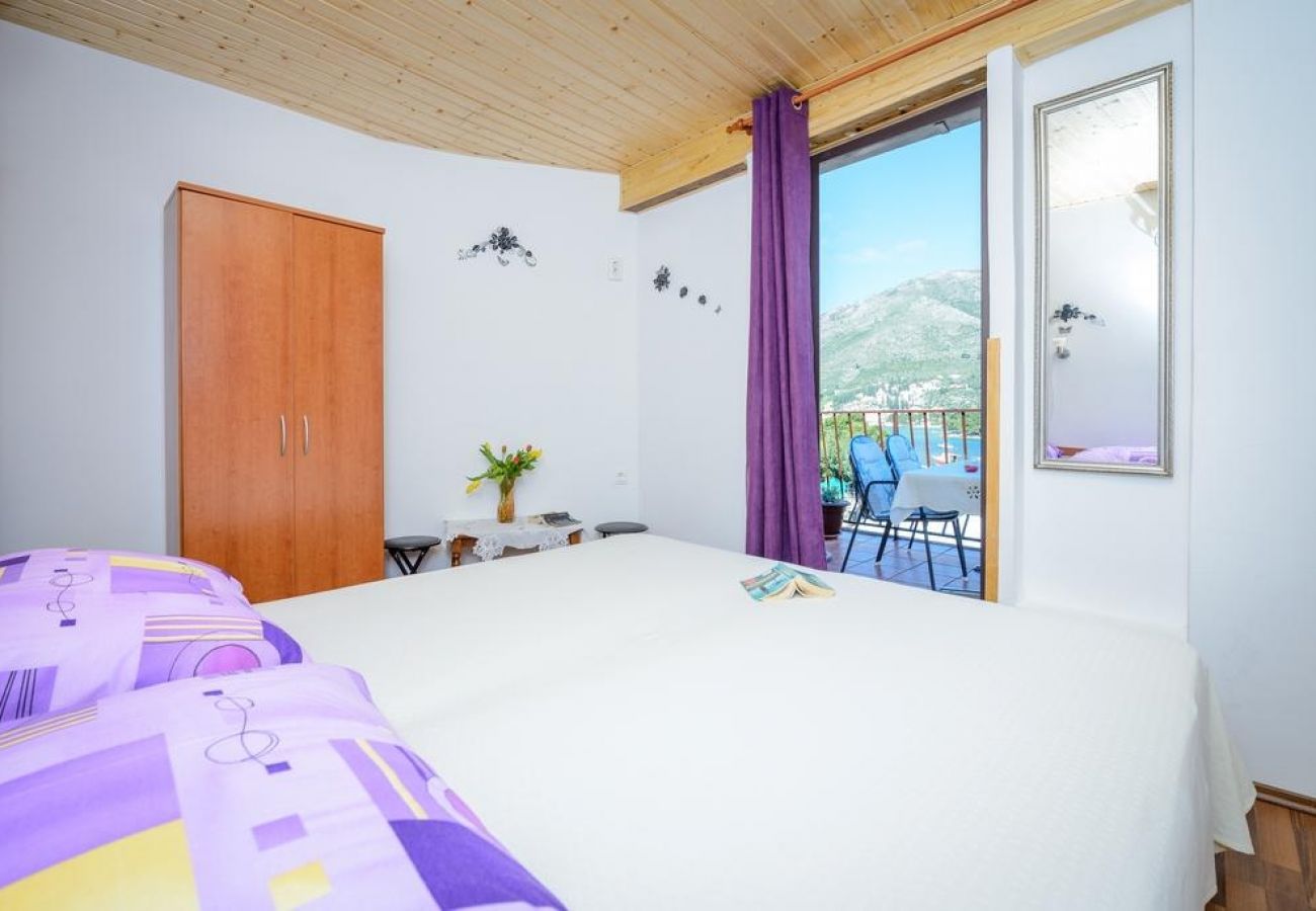 Appartement à Cavtat - Appartement dans Cavtat avec vue mer, Balcon, Climatisation, WIFI (3686-3)