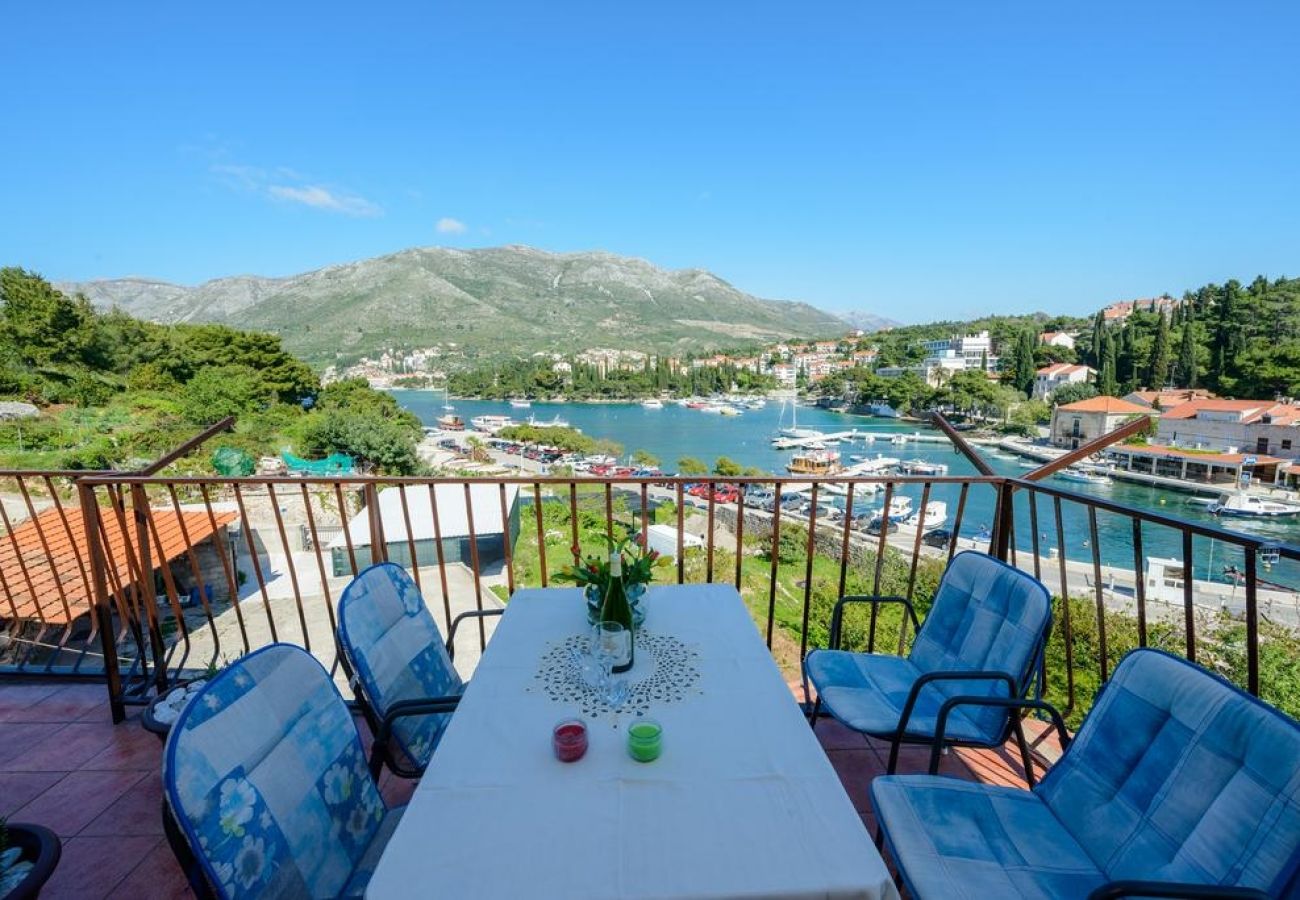 Appartement à Cavtat - Appartement dans Cavtat avec vue mer, Balcon, Climatisation, WIFI (3686-3)