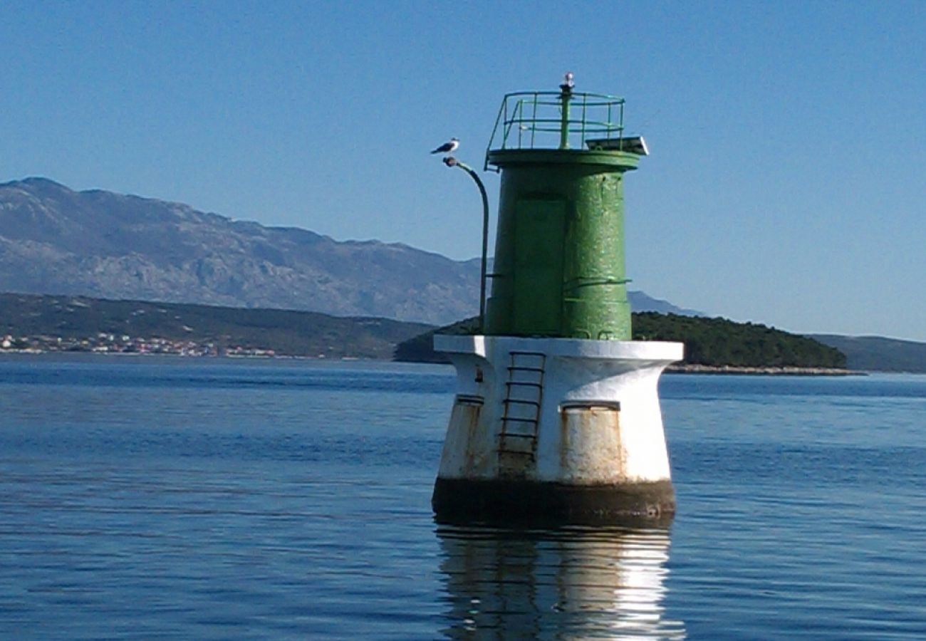 Appartement à Rab - Appartement dans Rab avec vue mer, Balcon, WIFI, Machine à laver (3728-1)