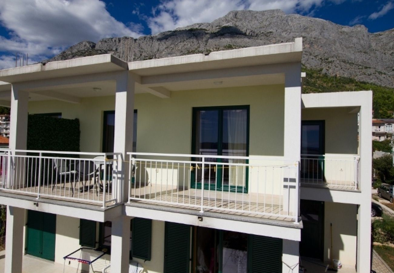 Appartement à Baška Voda - Appartement dans Baška Voda avec vue mer, Balcon, Climatisation, WIFI (3785-1)