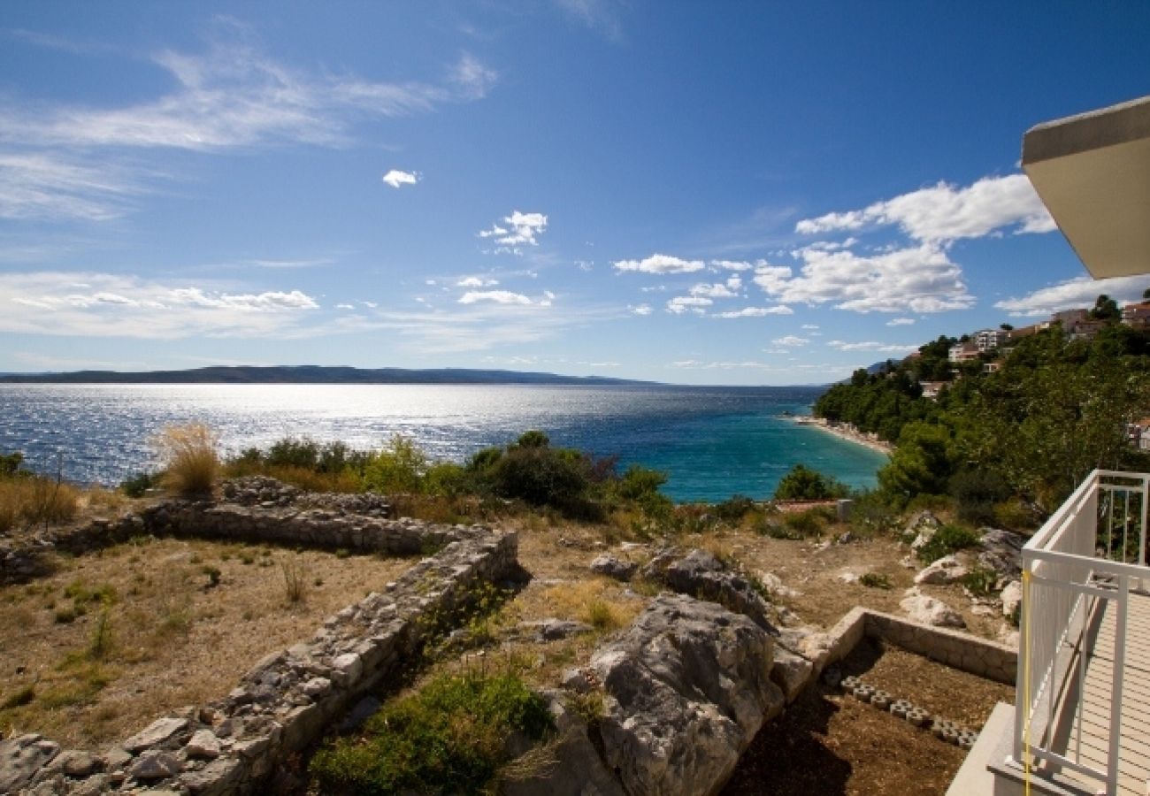 Appartement à Baška Voda - Appartement dans Baška Voda avec vue mer, Balcon, Climatisation, WIFI (3785-1)