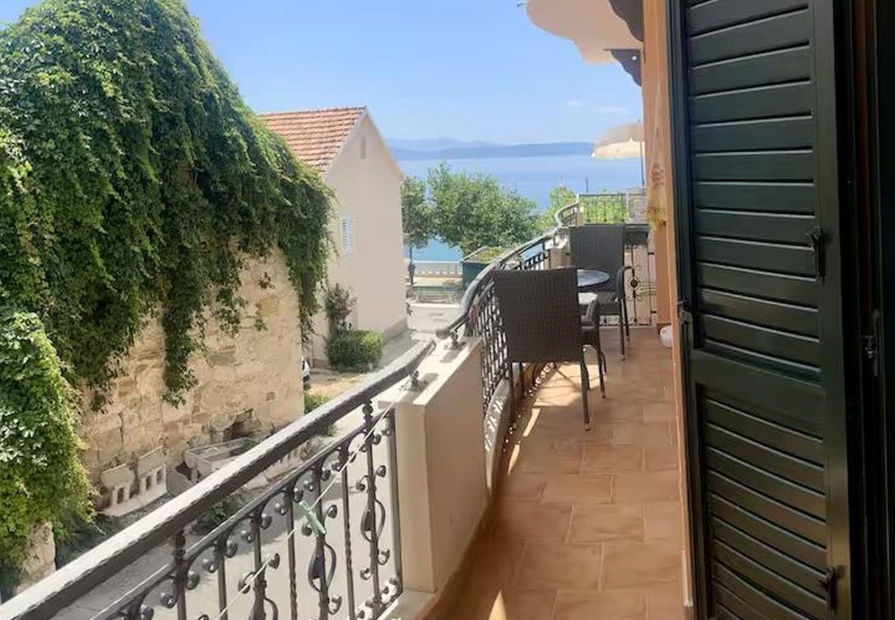 Appartement à Podgora - Appartement dans Podgora avec vue mer, terrasse, Climatisation, WIFI (3812-1)