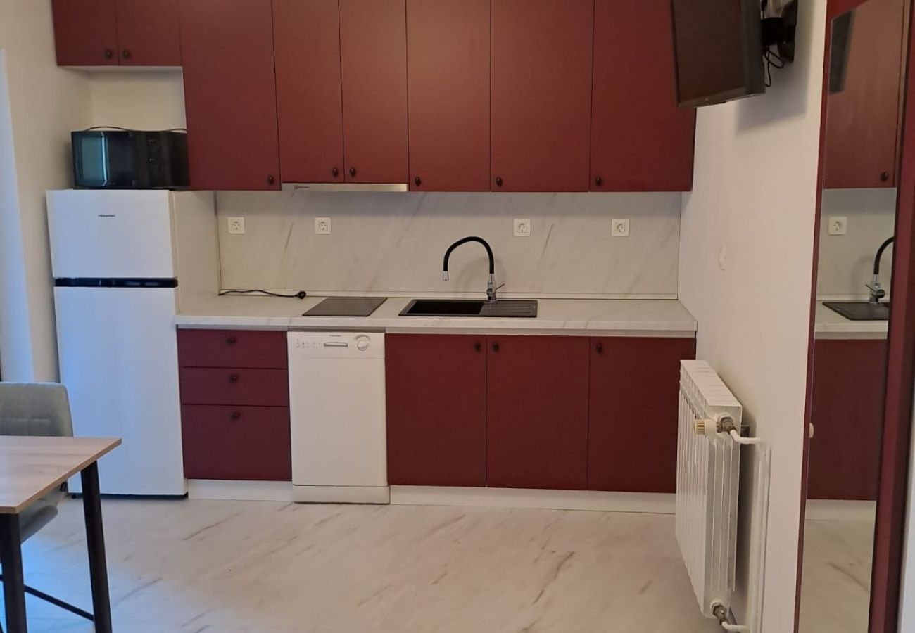 Appartement à Punat - Appartement dans Punat avec terrasse, Climatisation, WIFI, Machine à laver (3829-2)