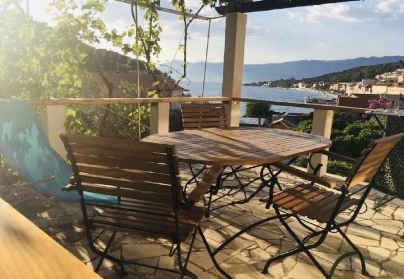 Studio à Povlja - Appartement Studio dans Povlja avec vue mer, terrasse, Climatisation, WIFI (3419-4)