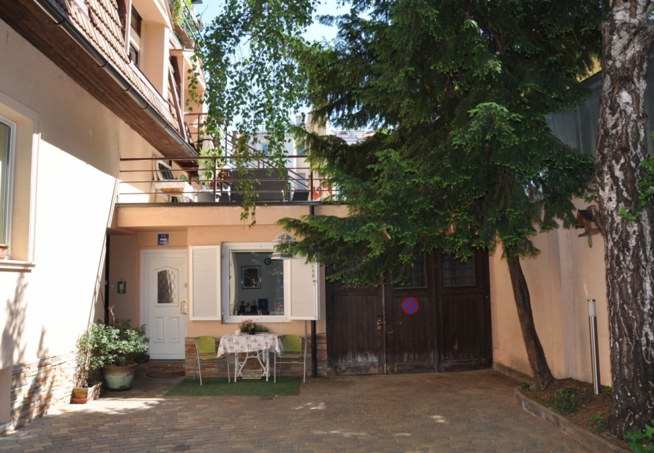 Appartement à Zagreb - Appartement dans Zagreb avec terrasse, Climatisation, WIFI, Machine à laver (3798-1)