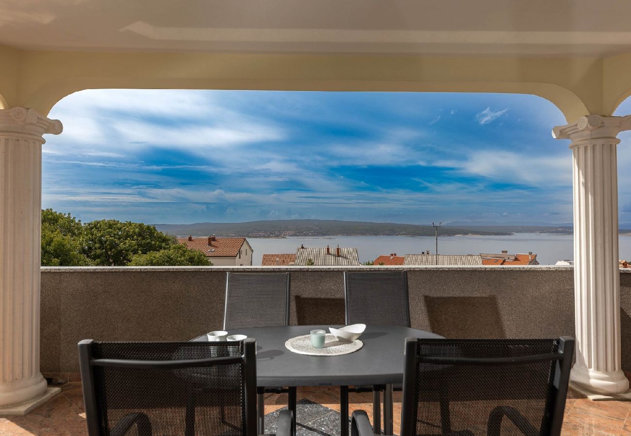 Appartement à Crikvenica - Appartement dans Crikvenica avec vue mer, Climatisation, WIFI, Machine à laver (4267-2)