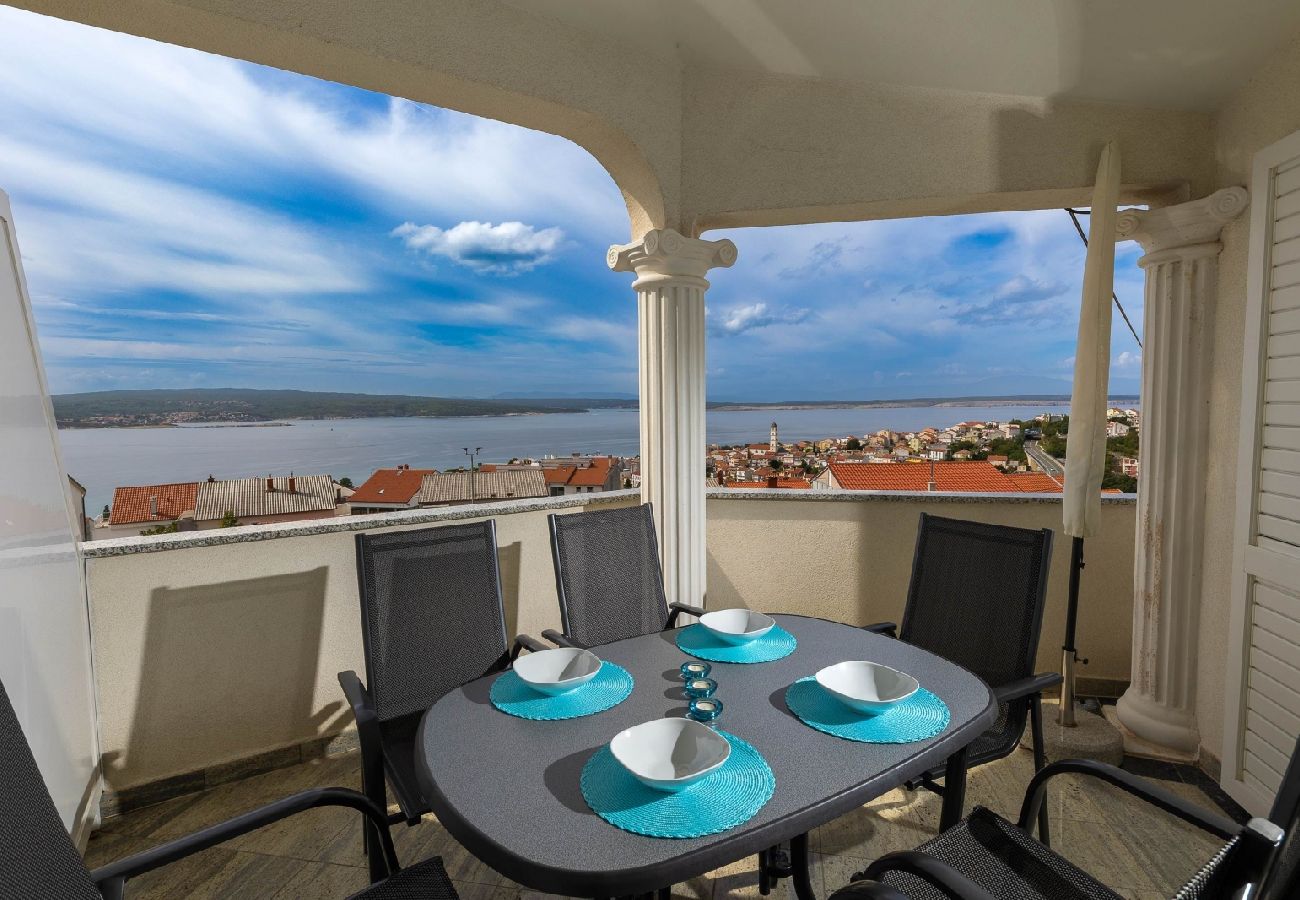 Appartement à Crikvenica - Appartement dans Crikvenica avec vue mer, terrasse, Climatisation, WIFI (4267-3)