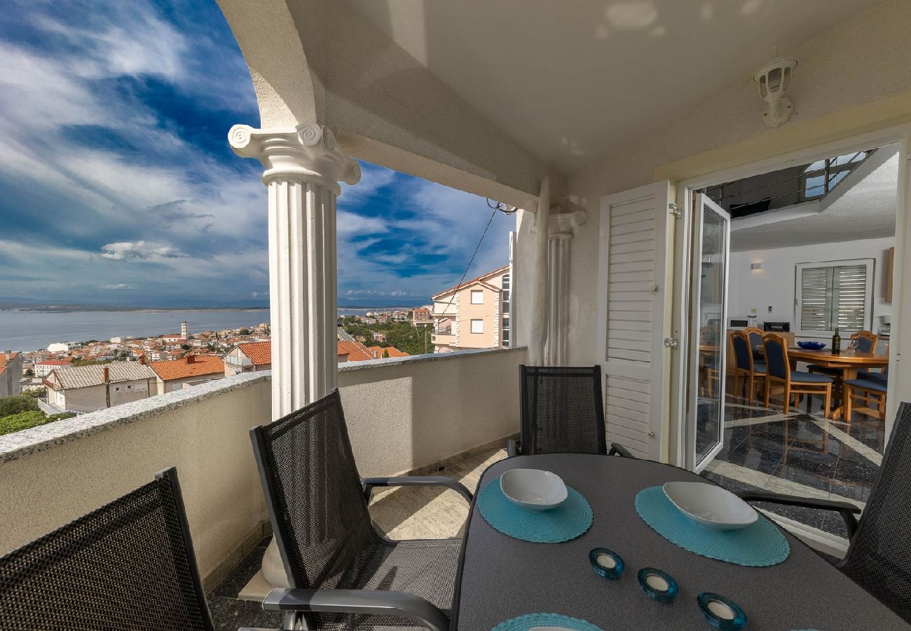 Appartement à Crikvenica - Appartement dans Crikvenica avec vue mer, terrasse, Climatisation, WIFI (4267-3)