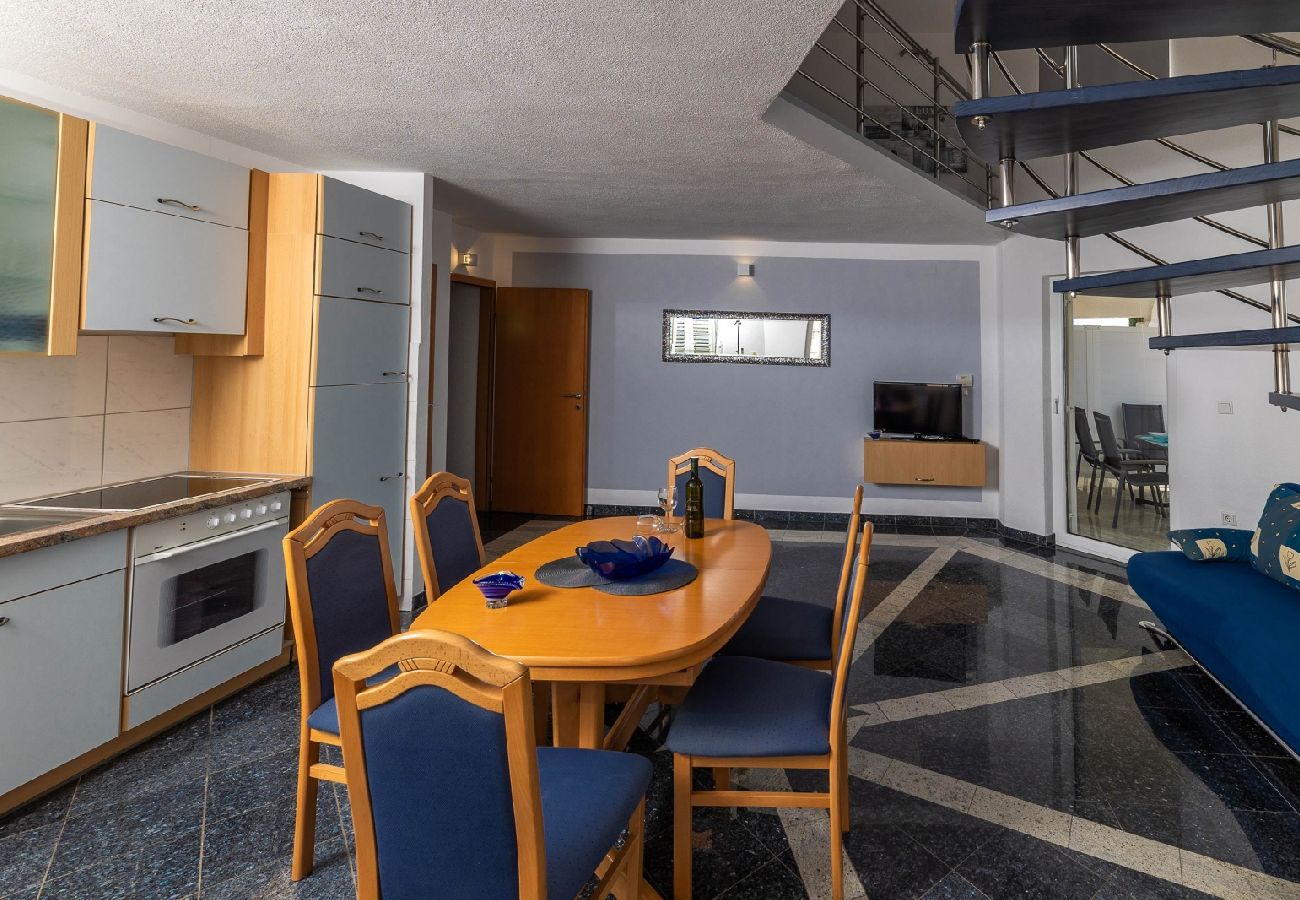 Appartement à Crikvenica - Appartement dans Crikvenica avec vue mer, terrasse, Climatisation, WIFI (4267-3)