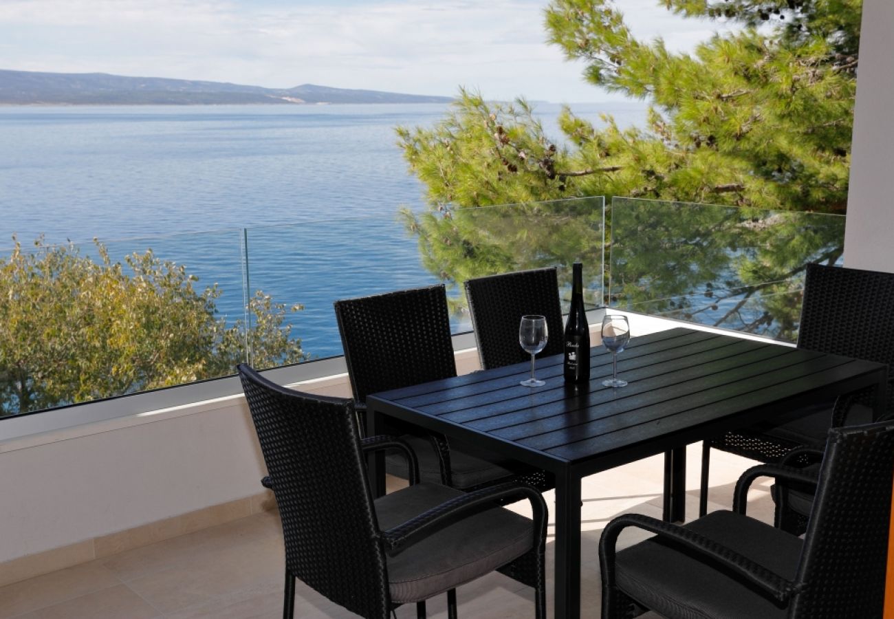 Appartement à Brela - Appartement dans Brela avec vue mer, terrasse, Climatisation, WIFI (3524-6)