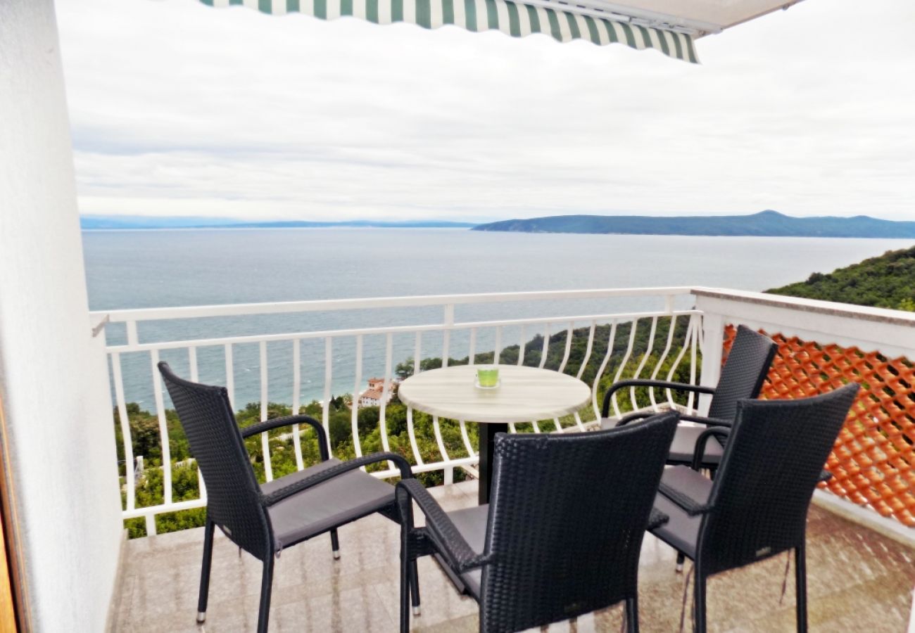 Appartement à Mošcenicka Draga - Appartement dans Mošćenička Draga avec vue mer, terrasse, Climatisation, WIFI (4364-5)