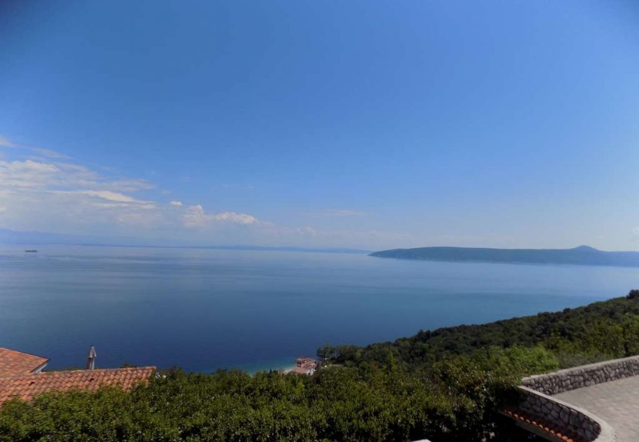 Studio à Mošcenicka Draga - Appartement Studio dans Mošćenička Draga avec vue mer, terrasse, Climatisation, WIFI (4364-1)