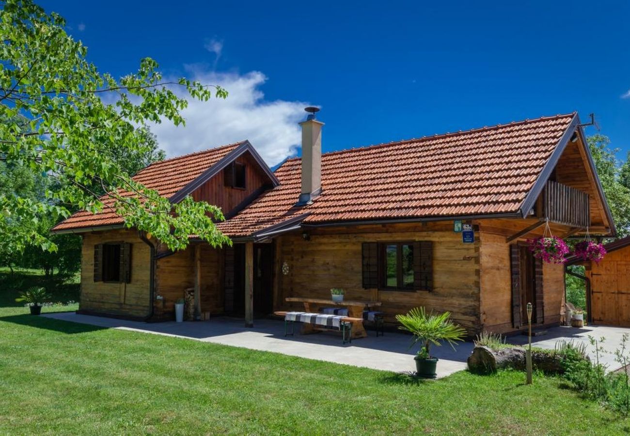 Maison à Rakovica - Maison de vacances dans Rakovica avec terrasse, WIFI, Machine à laver (4488-1)